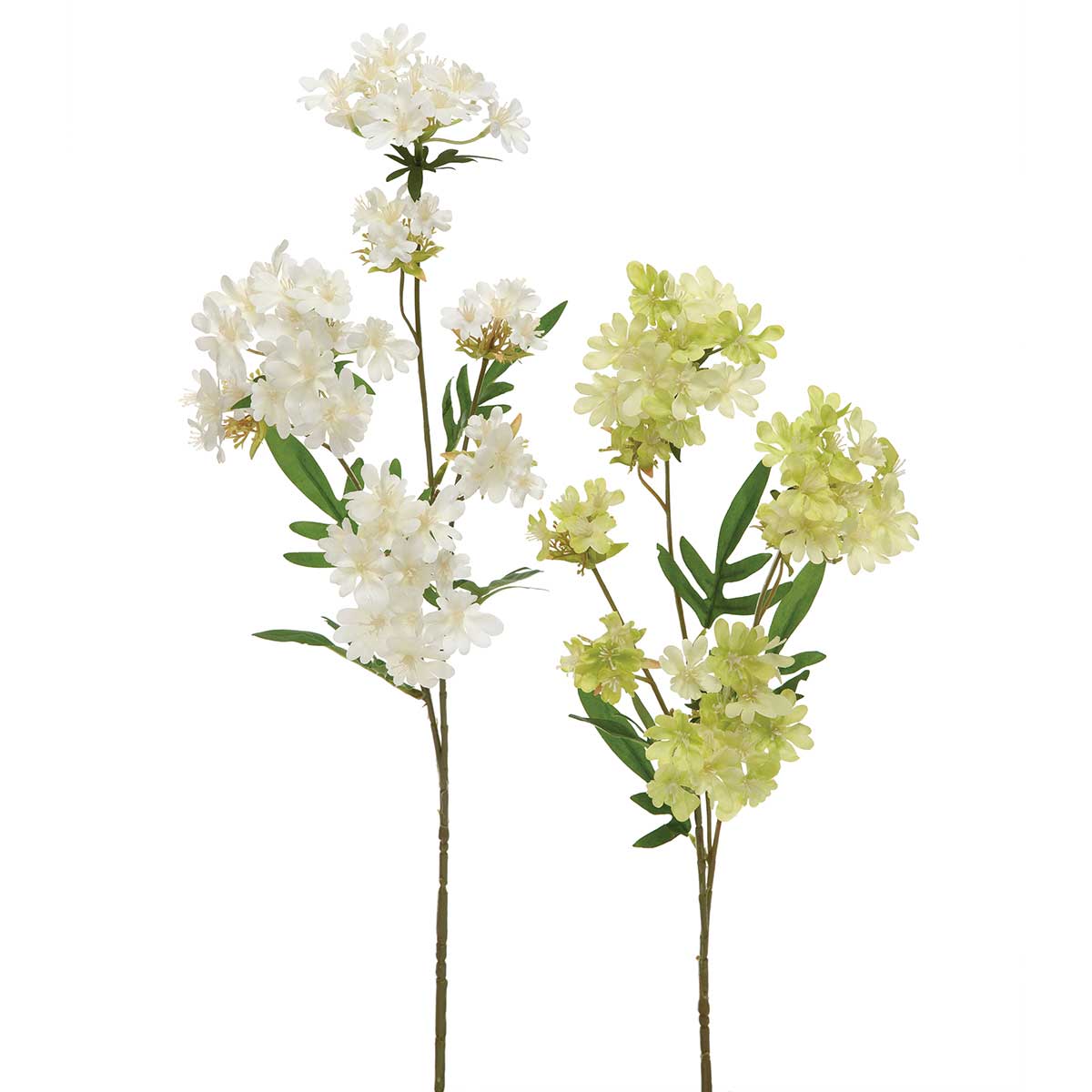 SPRAY PHLOX WHITE 6IN X 27IN POLYESTER - Click Image to Close
